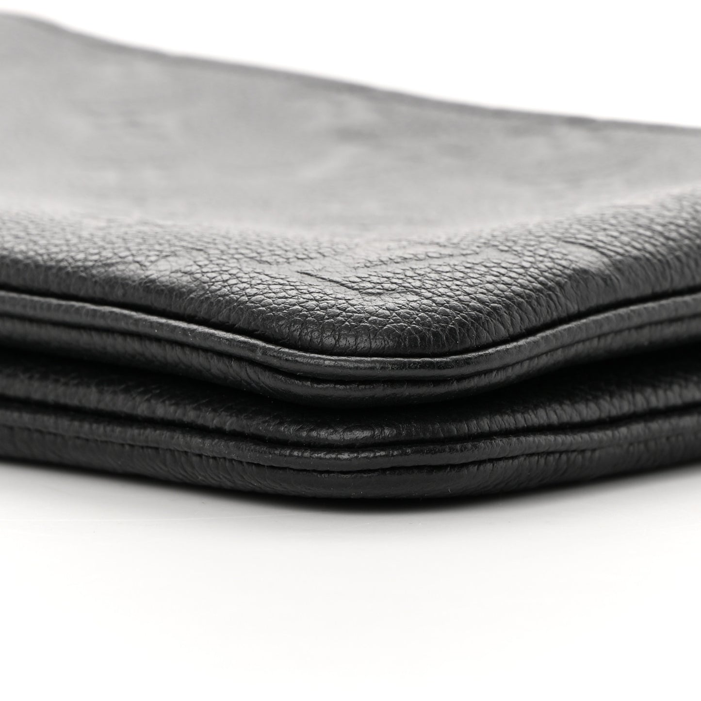 Empreinte Double Zip Pochette Black