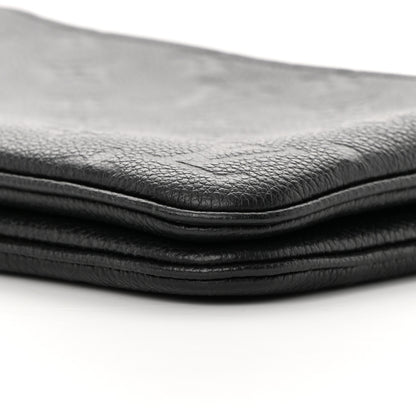 Louis Vuitton Empreinte Double Zip Pochette Black 10 of 13
