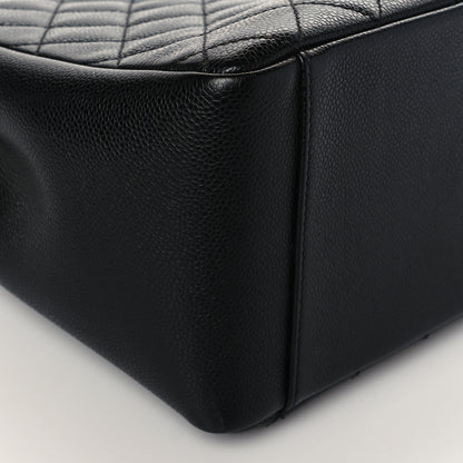 Chanel Caviar Quilted Grand Shopping Tote GST Black 9 of 10