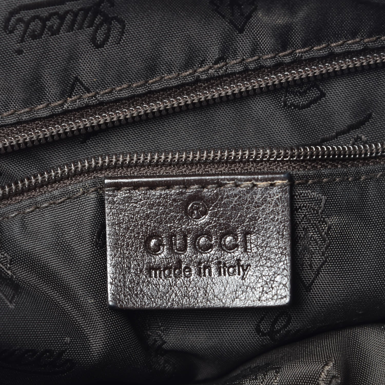 Gucci Guccissima Large New Ladies Web Hobo Dark Brown 6 of 15