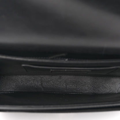 Saint Laurent Box Calfskin Monogram Medium Solferino Satchel Black 5 of 12
