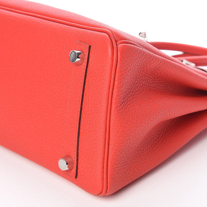 Hermes Togo Birkin 25 Rouge De Coeur 31 of 39