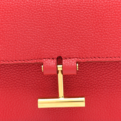Tom Ford Grained Calfskin Mini Tara Long Strap Crossbody Bag Red 7 of 9