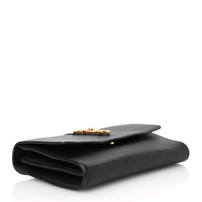 Versace Grained Calfskin Virtus Wallet On Strap Black 4 of 15