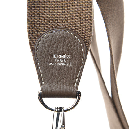 Hermes Taurillon Clemence Evelyne III PM Etoupe 7 of 10