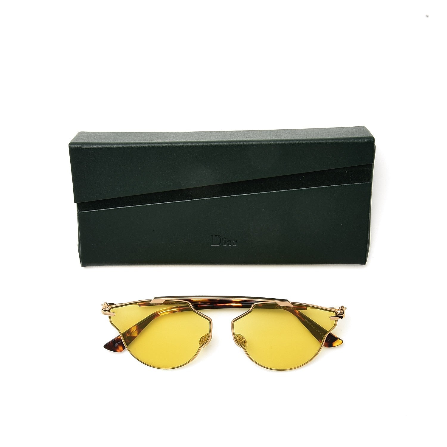 Christian Dior So Real Pop Sunglasses Yellow 9 of 9
