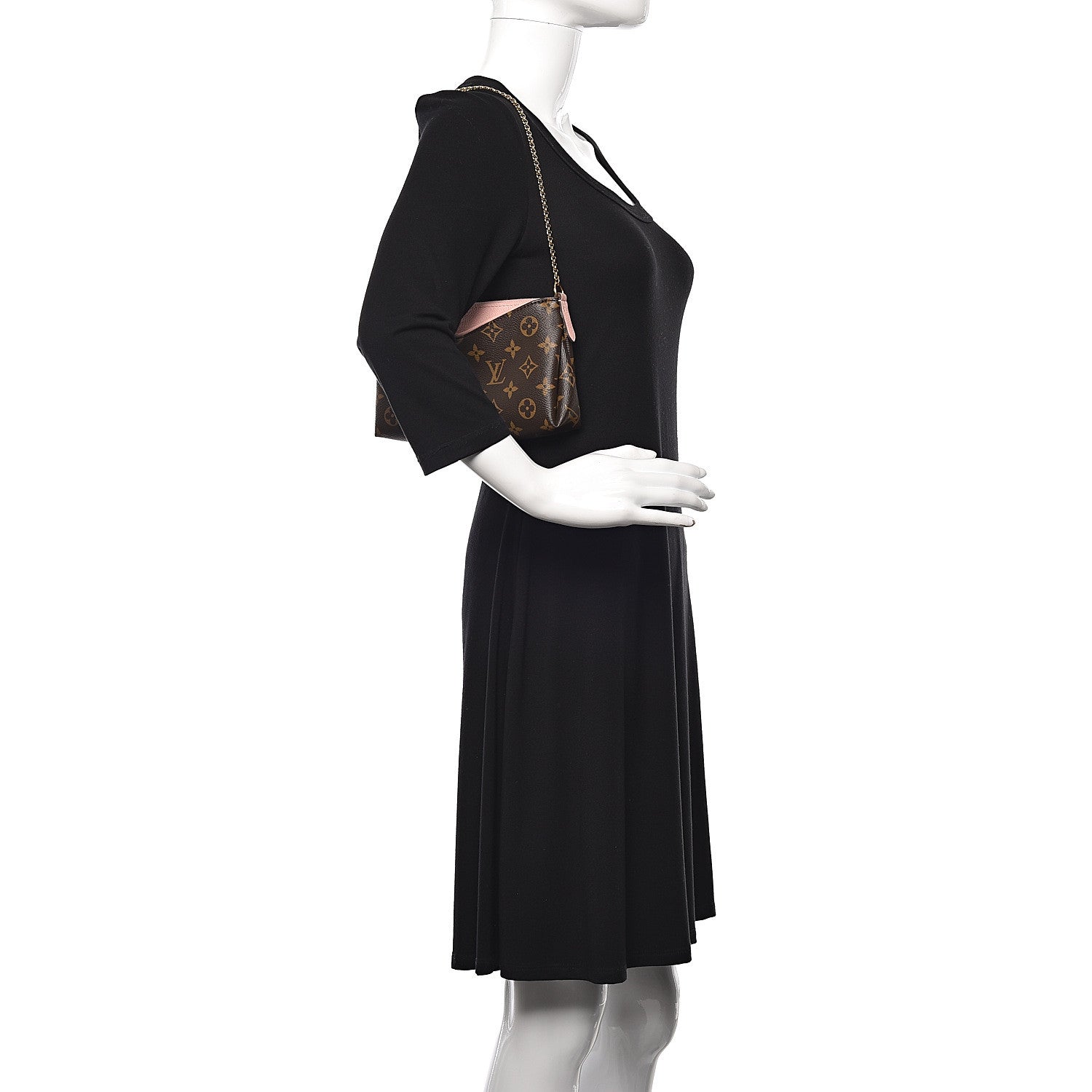 Louis Vuitton Monogram Pallas Clutch Rose Poudre 2 of 9