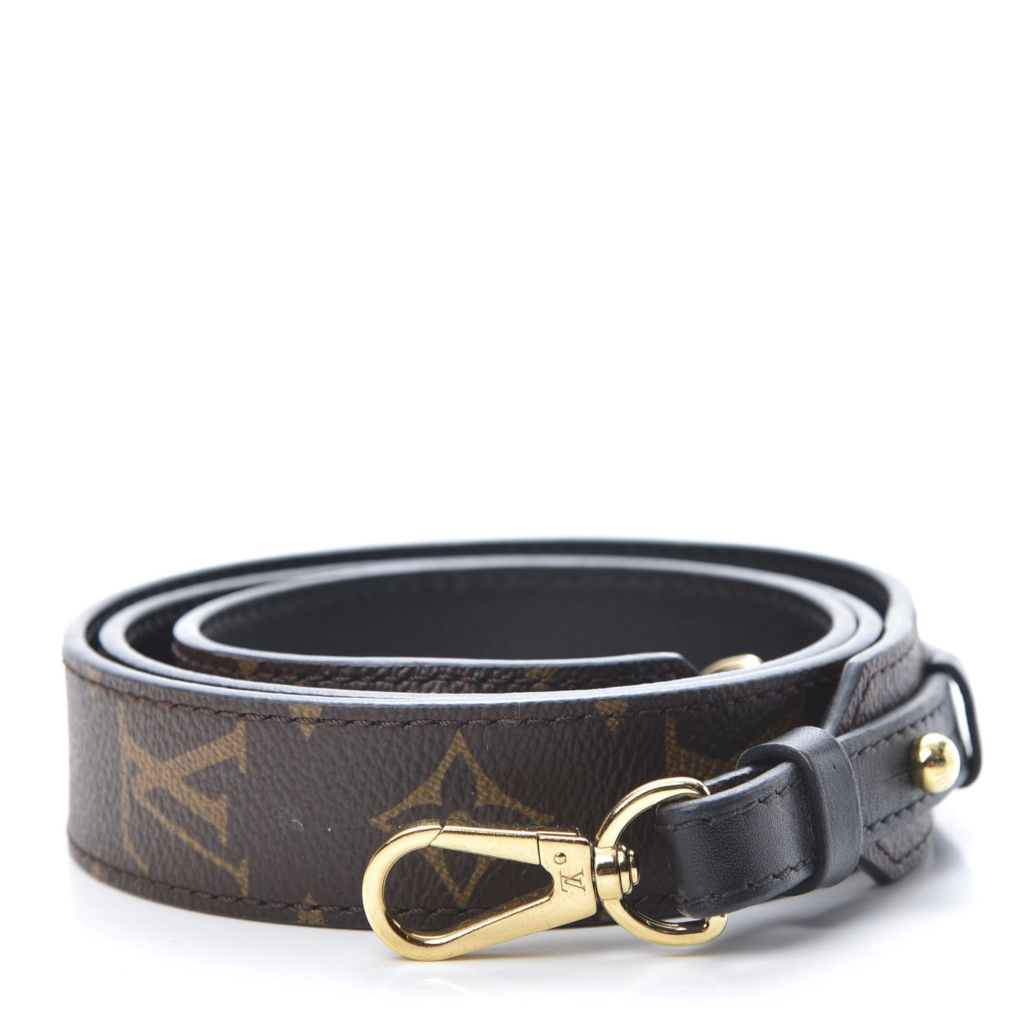 Louis Vuitton Monogram Bandouliere Shoulder Strap XL Black 1 of 7