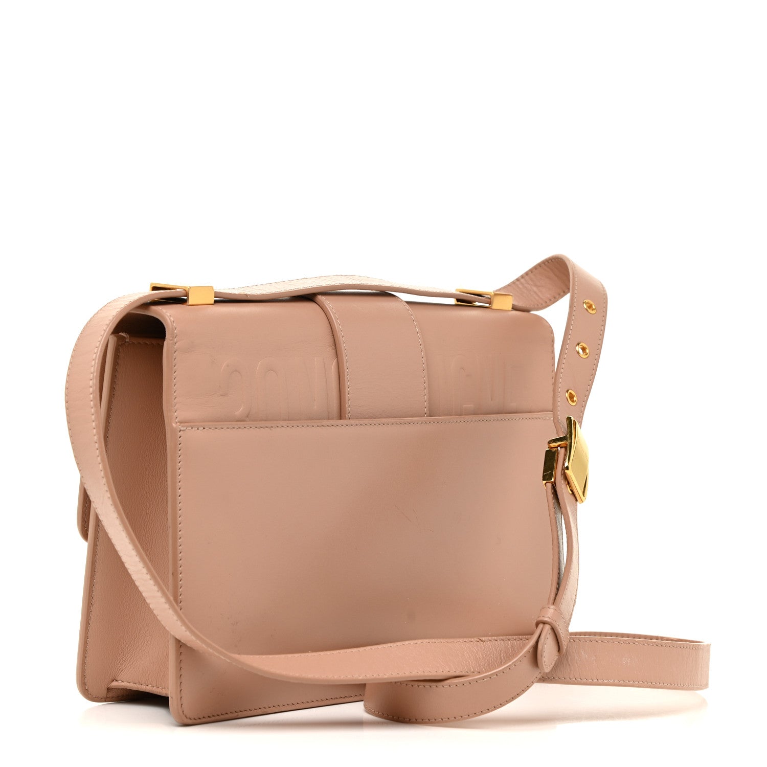 Christian Dior Box Calfskin 30 Montaigne Flap Bag Rose Des Vents 3 of 32