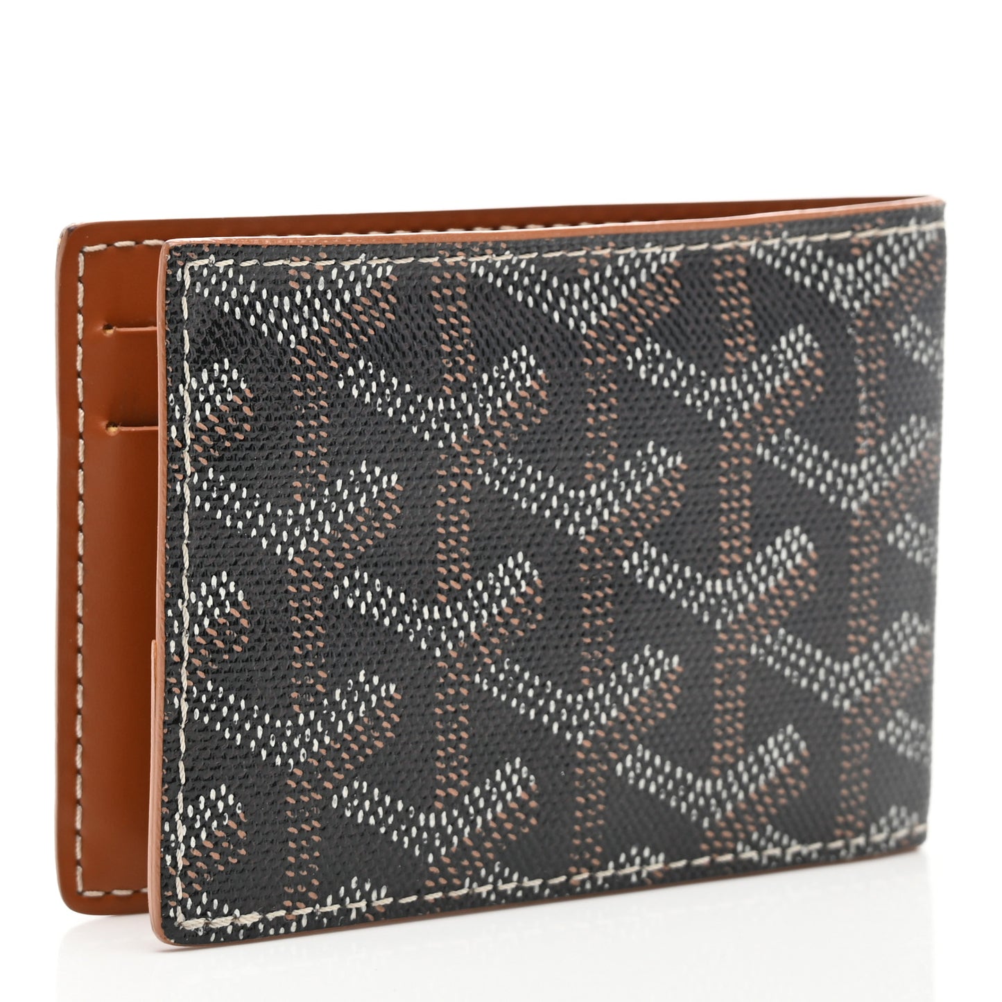 Goyardine Bi-Fold Victoire PM Wallet Black