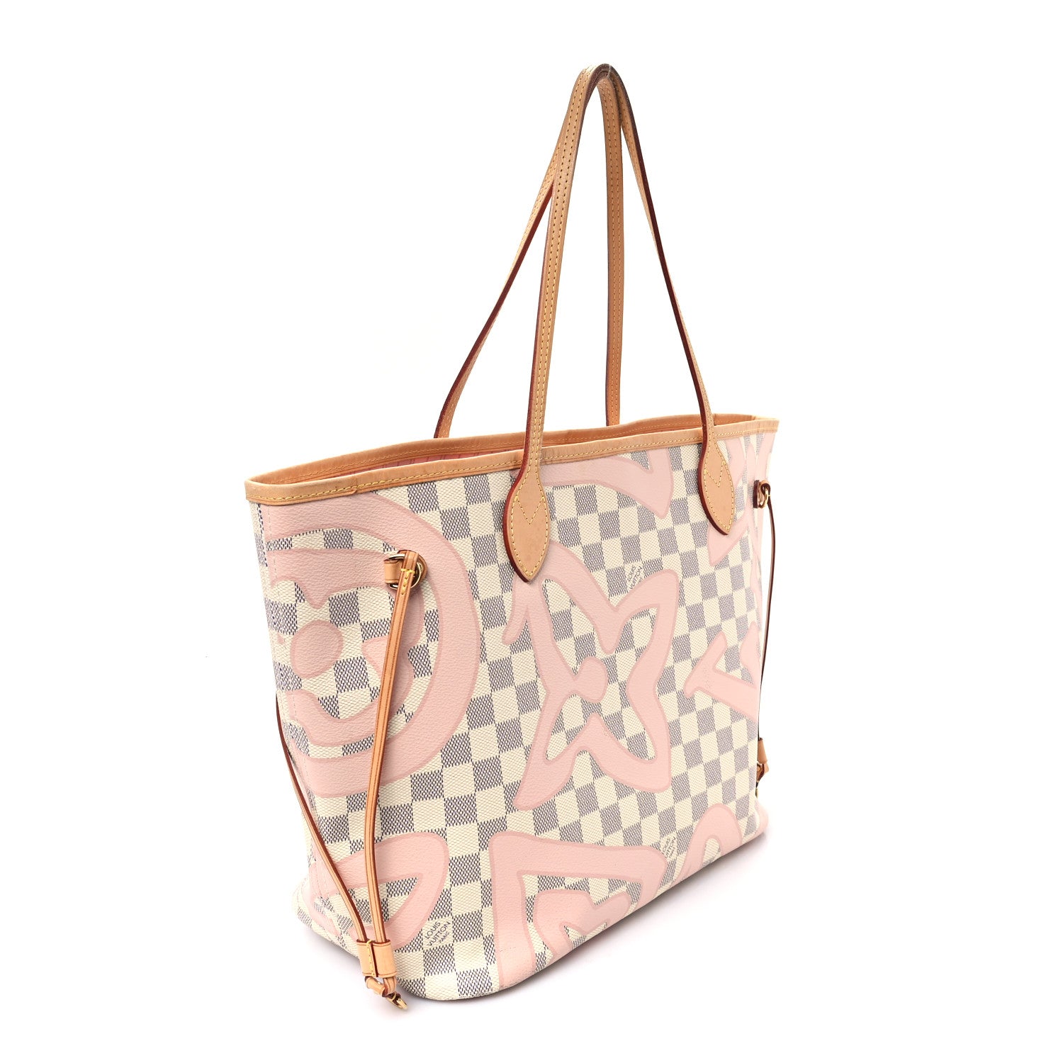 Louis Vuitton Damier Azur Tahitienne Neverfull MM 4 of 14