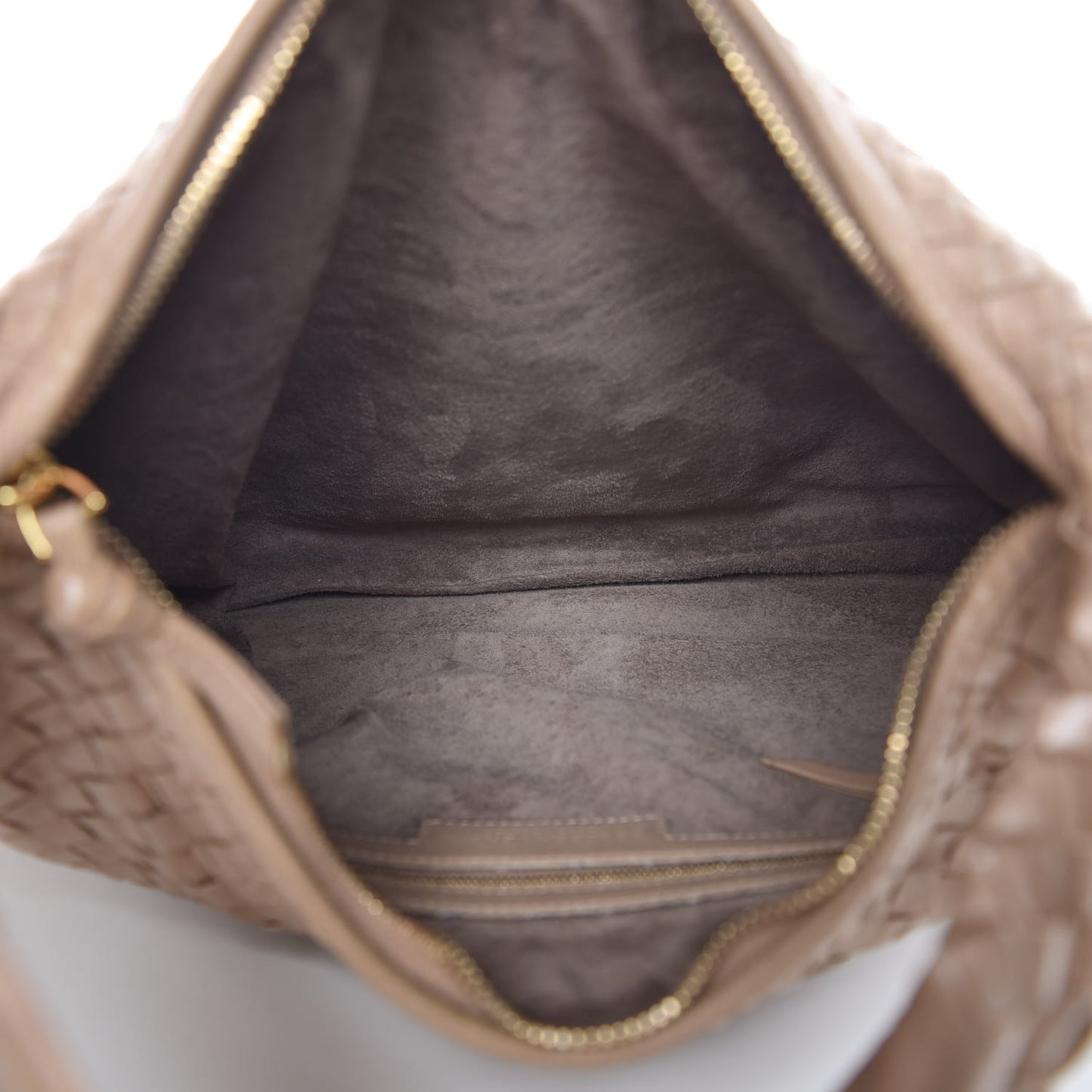 Nappa Intrecciato Medium Veneta Hobo Maple