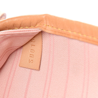 Louis Vuitton Damier Azur Neo Neverfull MM Rose Ballerine 7 of 10