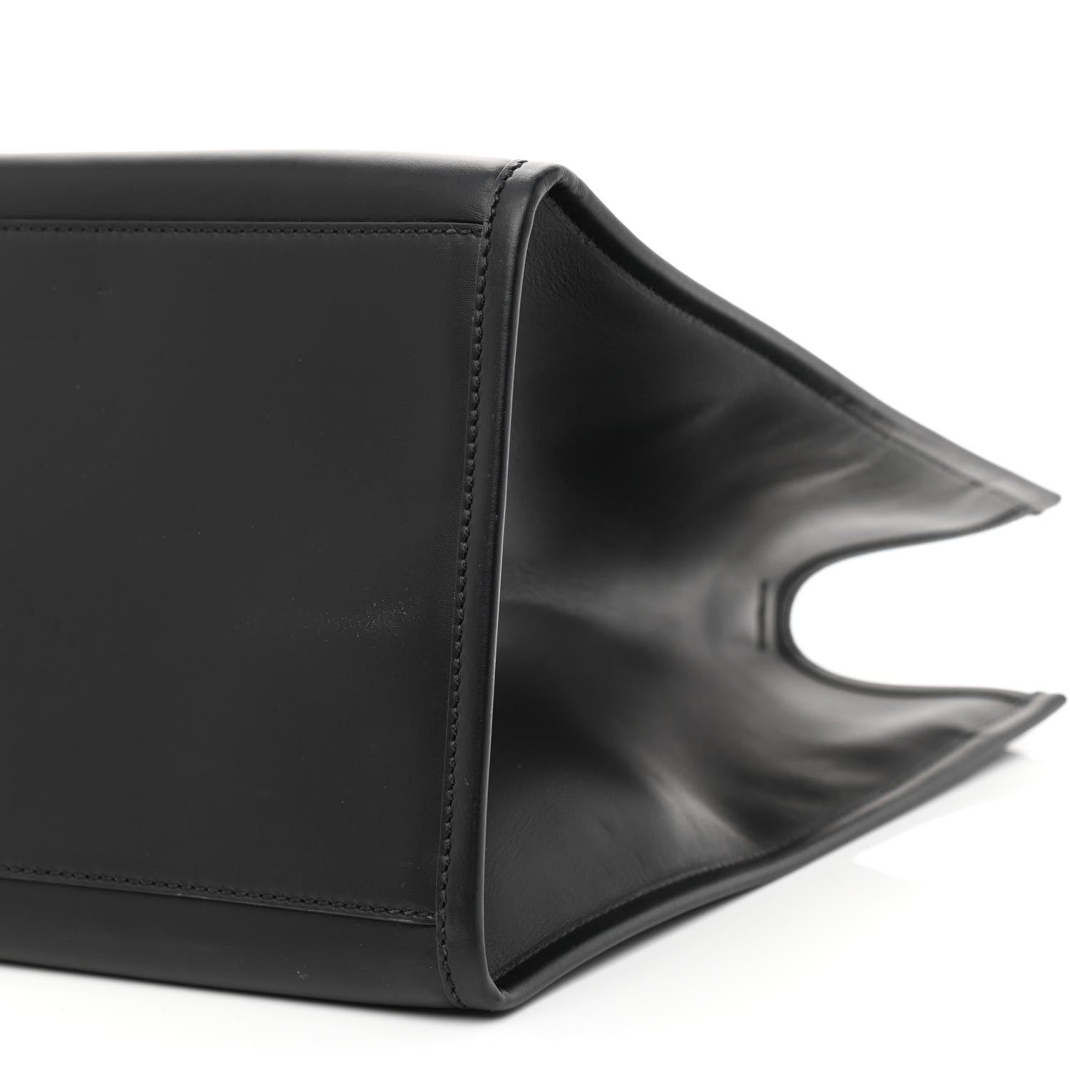 Fendi Vitello King Plexiglass Large Fendi Sunshine Shopper Tote Black 9 of 12
