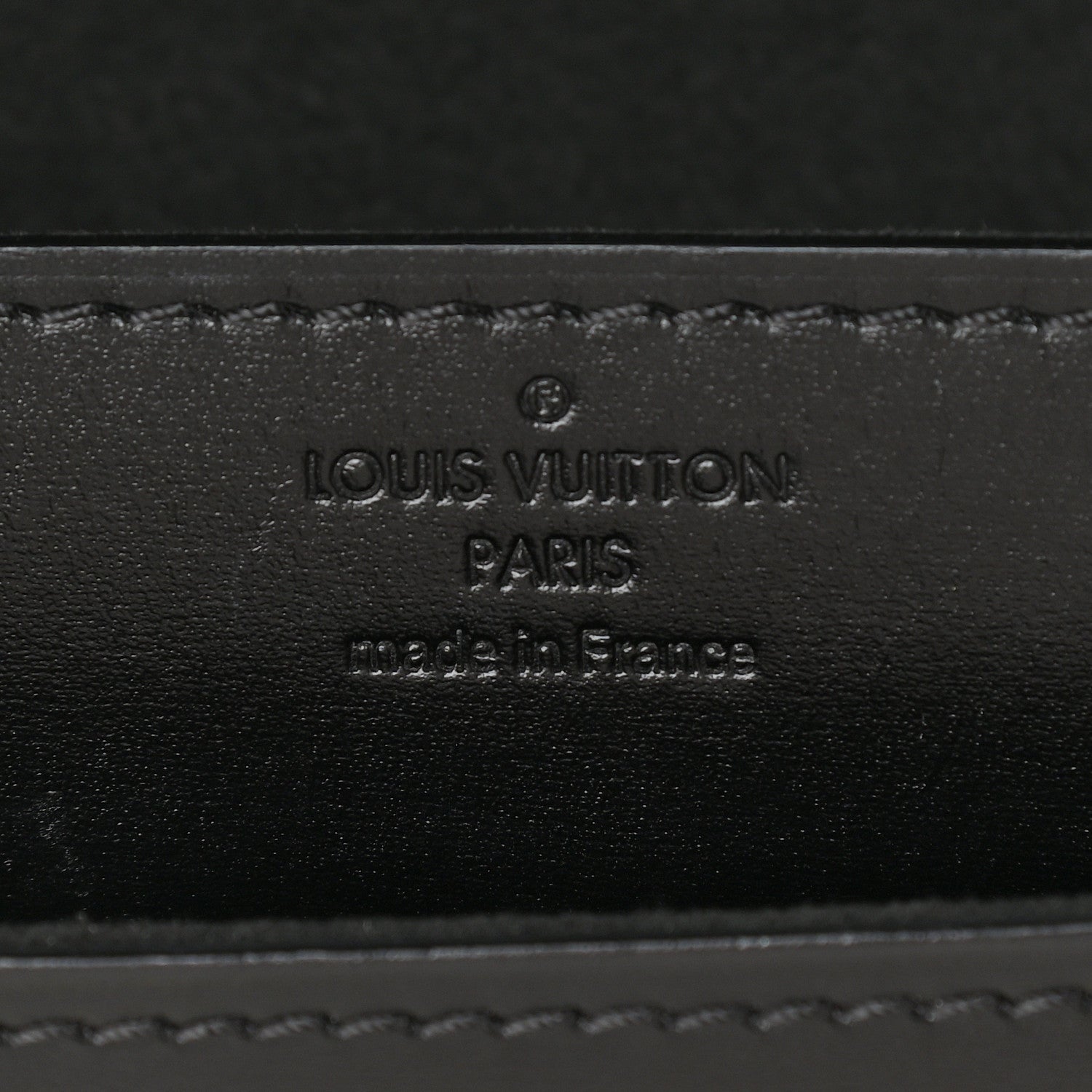 Louis Vuitton Calfskin Chain Louise MM Black 6 of 11
