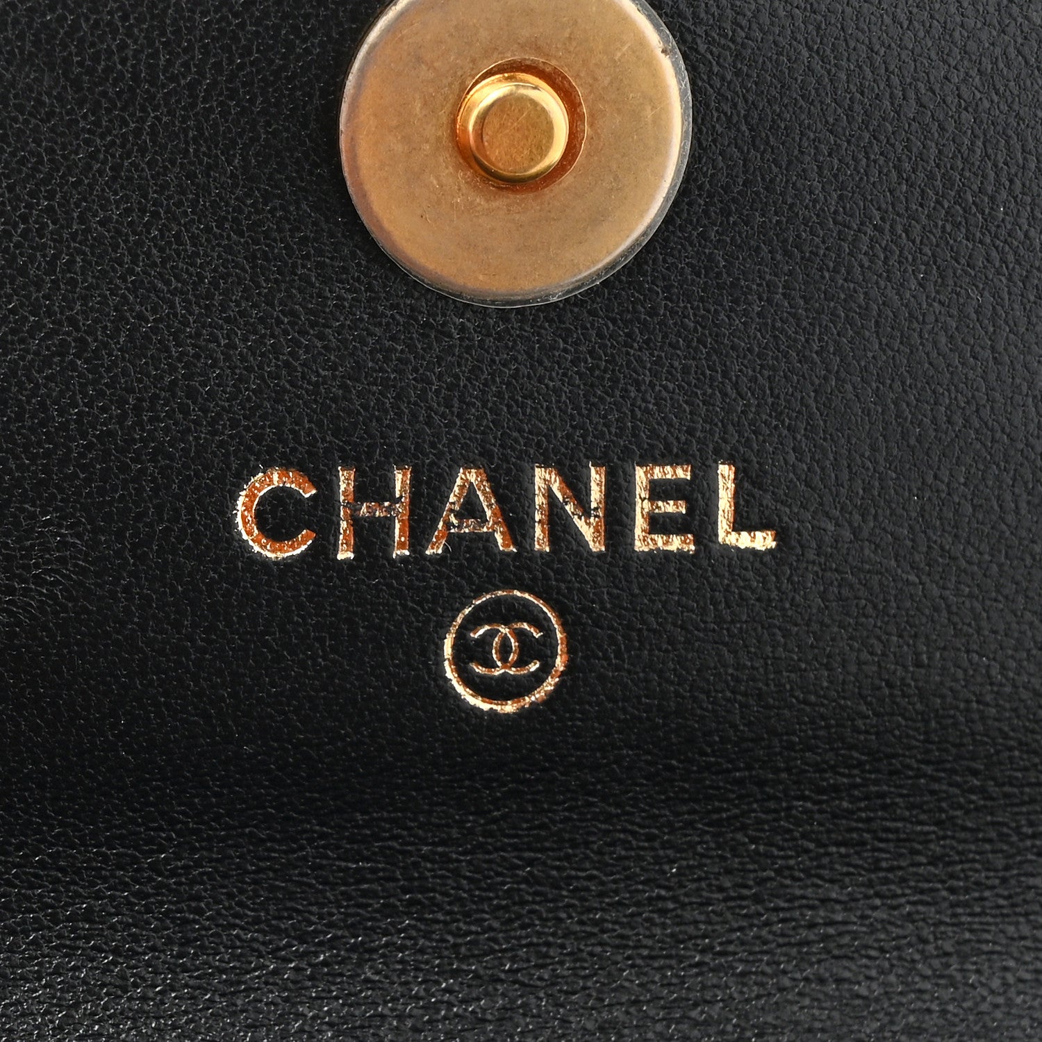 Chanel Lambskin Quilted Pearl Crush Clutch With Chain Black 6 of 11