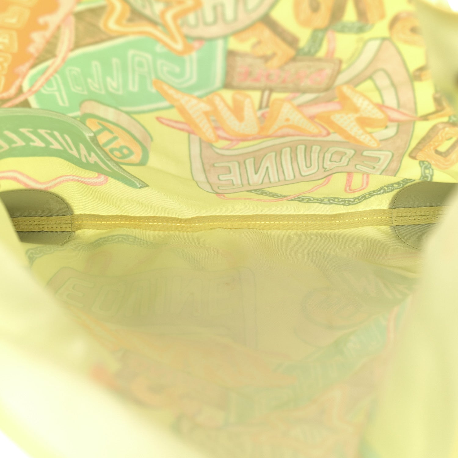 Hermes Silk Swift Chevaloscope Neon SilkyCity 33 Jaune Biscuit 6 of 12