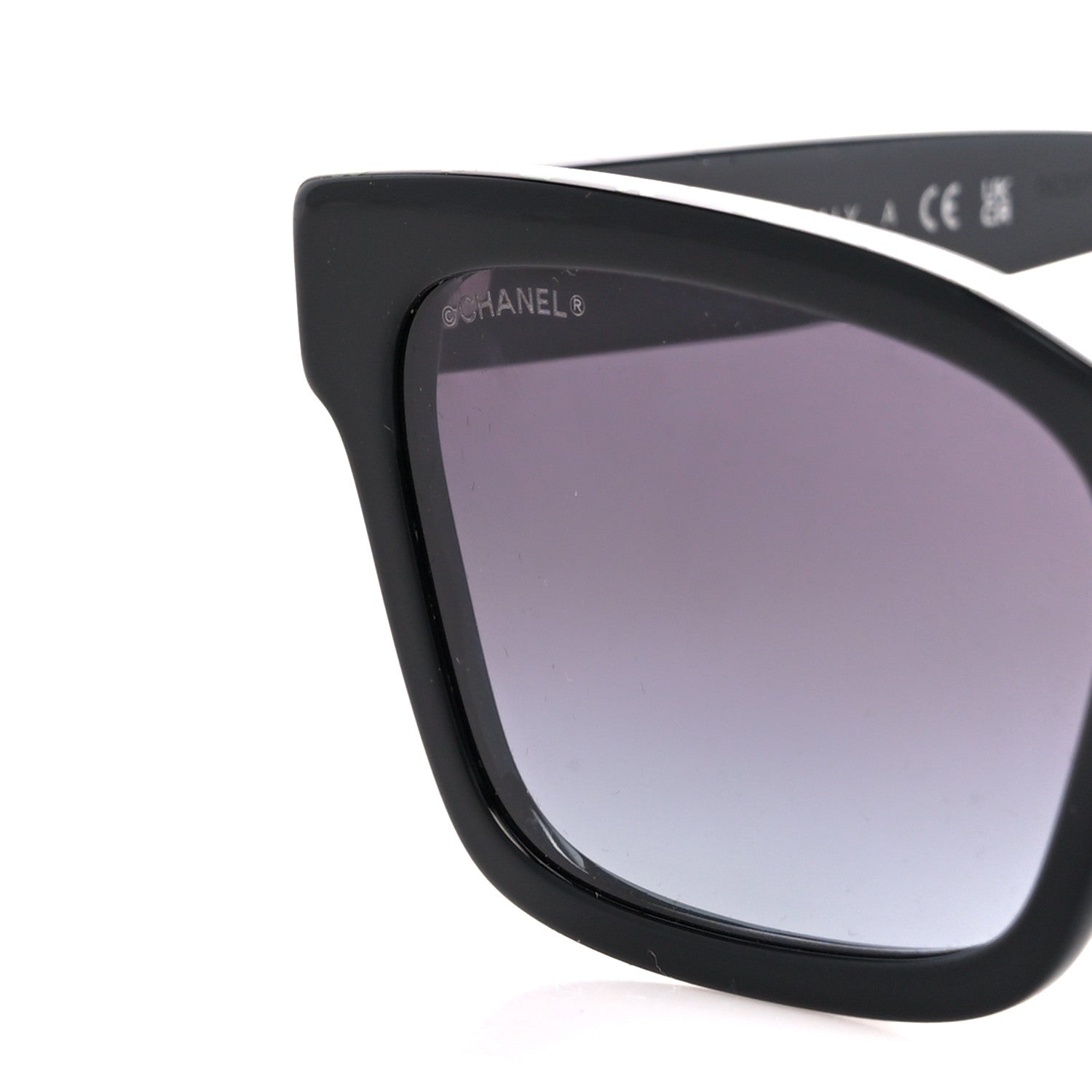 Chanel Acetate Square Sunglasses 5417 Black 8 of 9