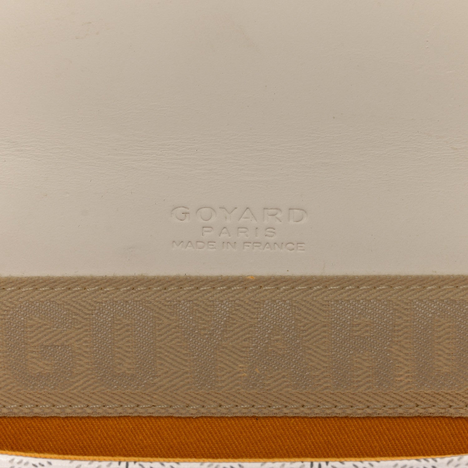 Goyard Goyardine Monte Carlo Bois Clutch White 6 of 12