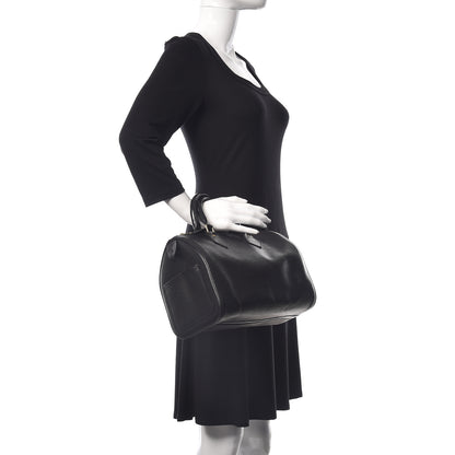 Louis Vuitton Epi Speedy 25 Black 2 of 15