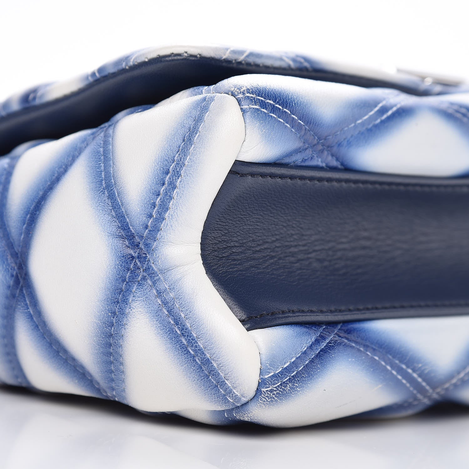 Louis Vuitton Lambskin Malletage Contraste GO-14 PM Blue 9 of 23