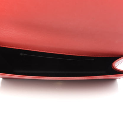 Saint Laurent Calfskin Monogram Large Belle De Jour Clutch Red 5 of 12