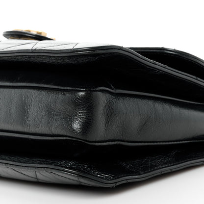 Chanel Glazed Calfskin Medium Perfect Edge Flap Black 10 of 12