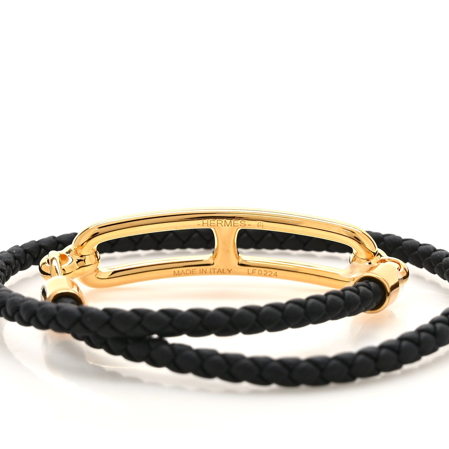 Hermes Swift Roulis Double Tour Bracelet T1 Black 4 of 5