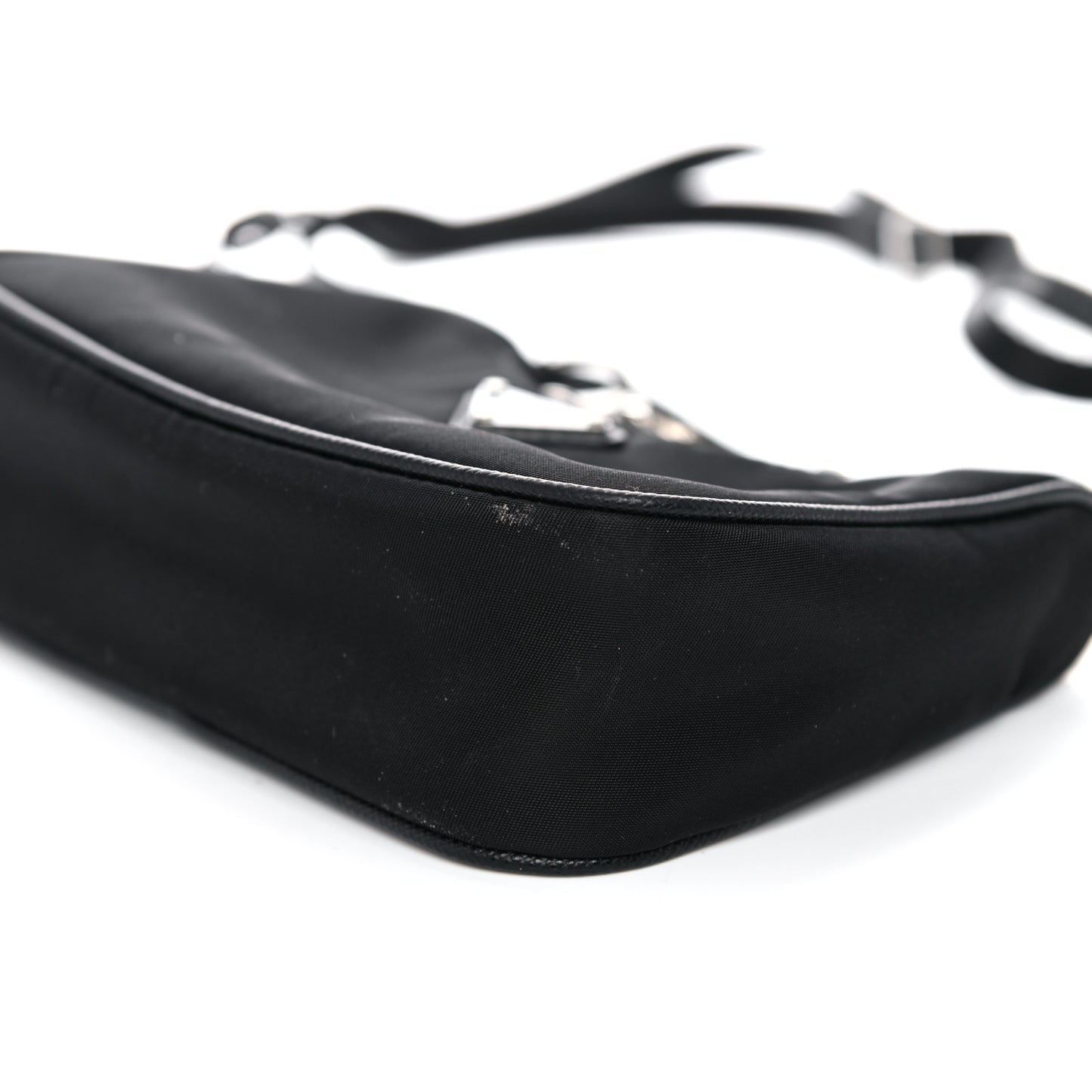 Tessuto Nylon Mini Re-Edition 2000 Shoulder Bag Black