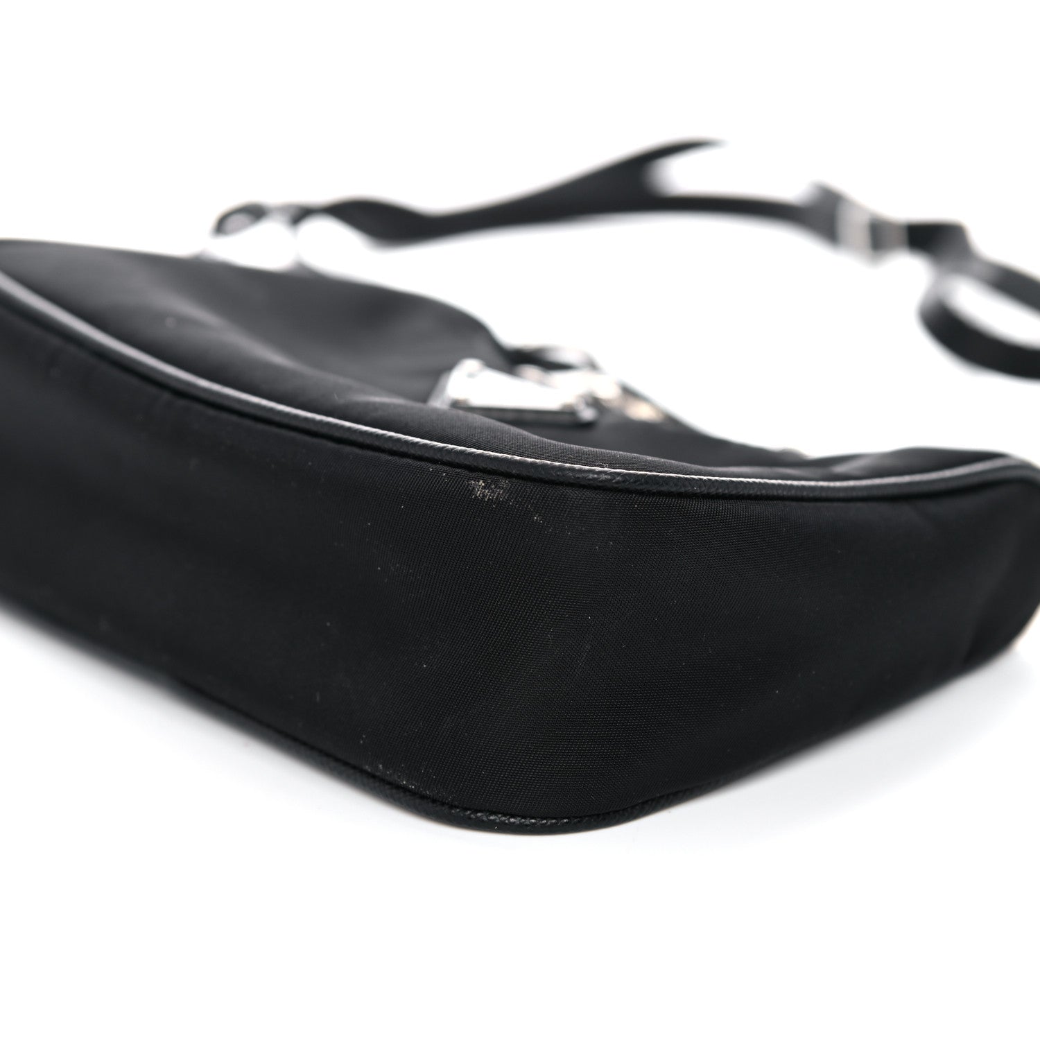 Prada Tessuto Nylon Mini Re-Edition 2000 Shoulder Bag Black 9 of 13