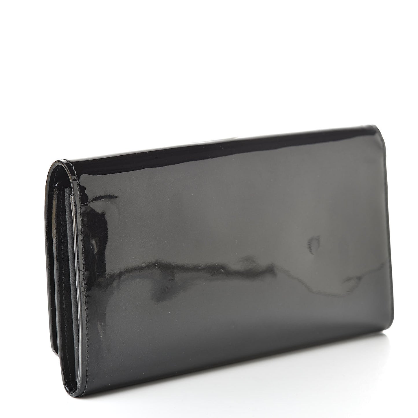 Patent Louise Wallet Black