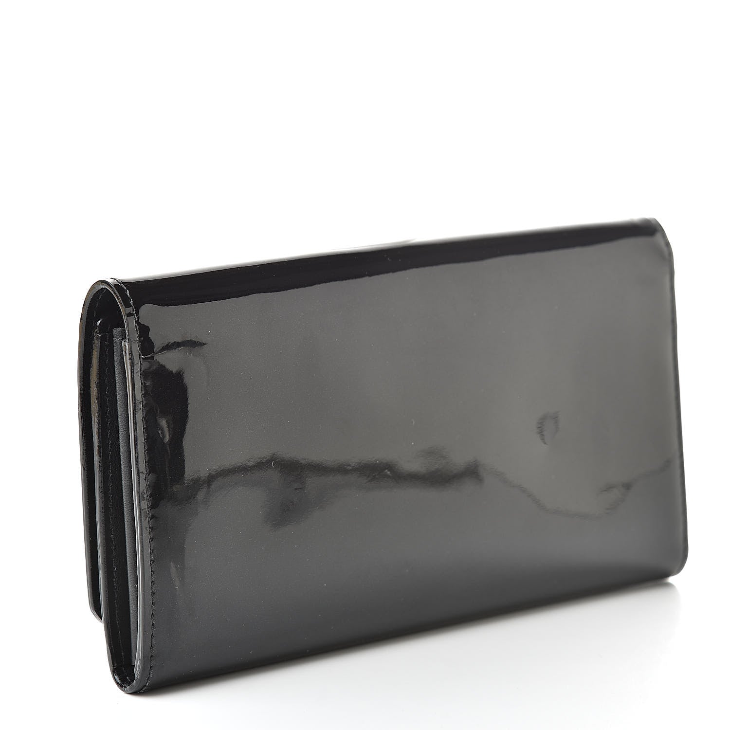 Louis Vuitton Patent Louise Wallet Black 3 of 7