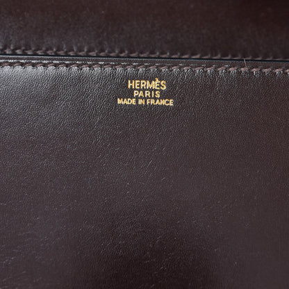 Hermes Box Medor 23 Clutch Chocolate 18 of 24