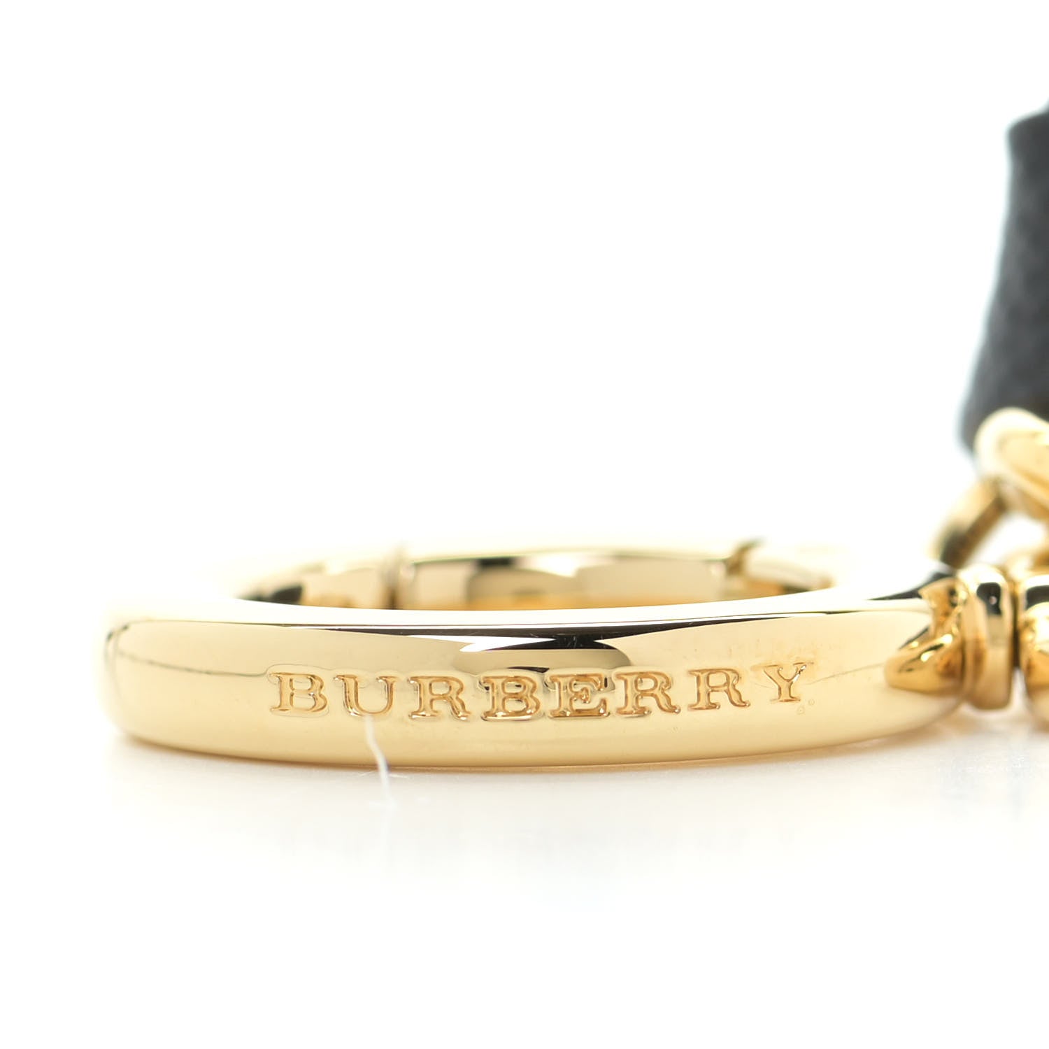 Burberry Soft Grain Calfskin Haymarket Check Camberwell Card Case Black 10 of 10