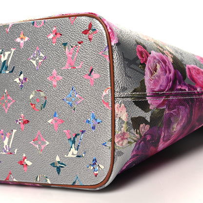 Louis Vuitton Metallic Monogram LV Garden Neverfull MM Silver 10 of 10