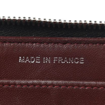 Chanel Lambskin Quilted Large Gusset Zip Around Wallet Black 13 of 18