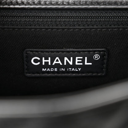 Chanel Goatskin Quilted Medium City Rock Flap Black 6 of 10