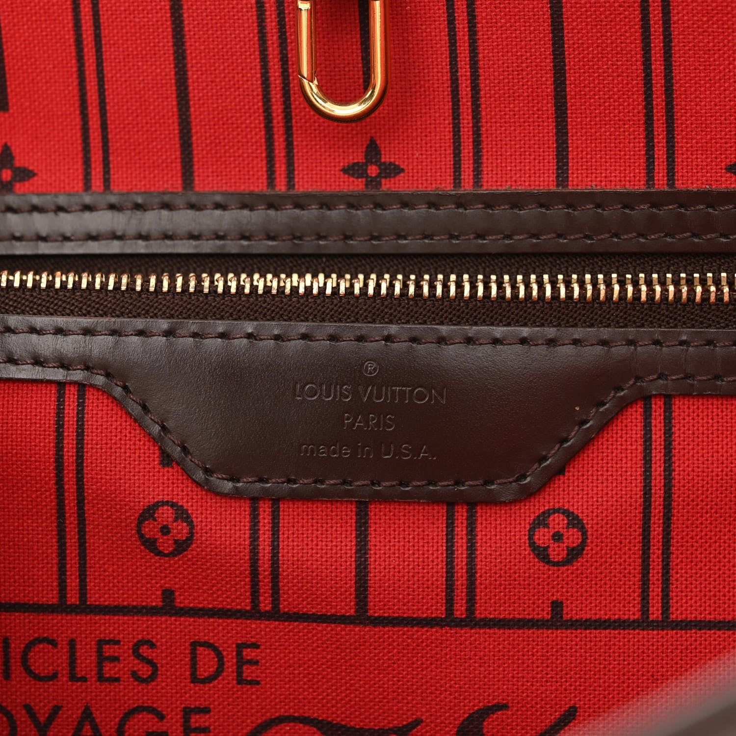 Louis Vuitton Damier Ebene Neverfull MM 6 of 12