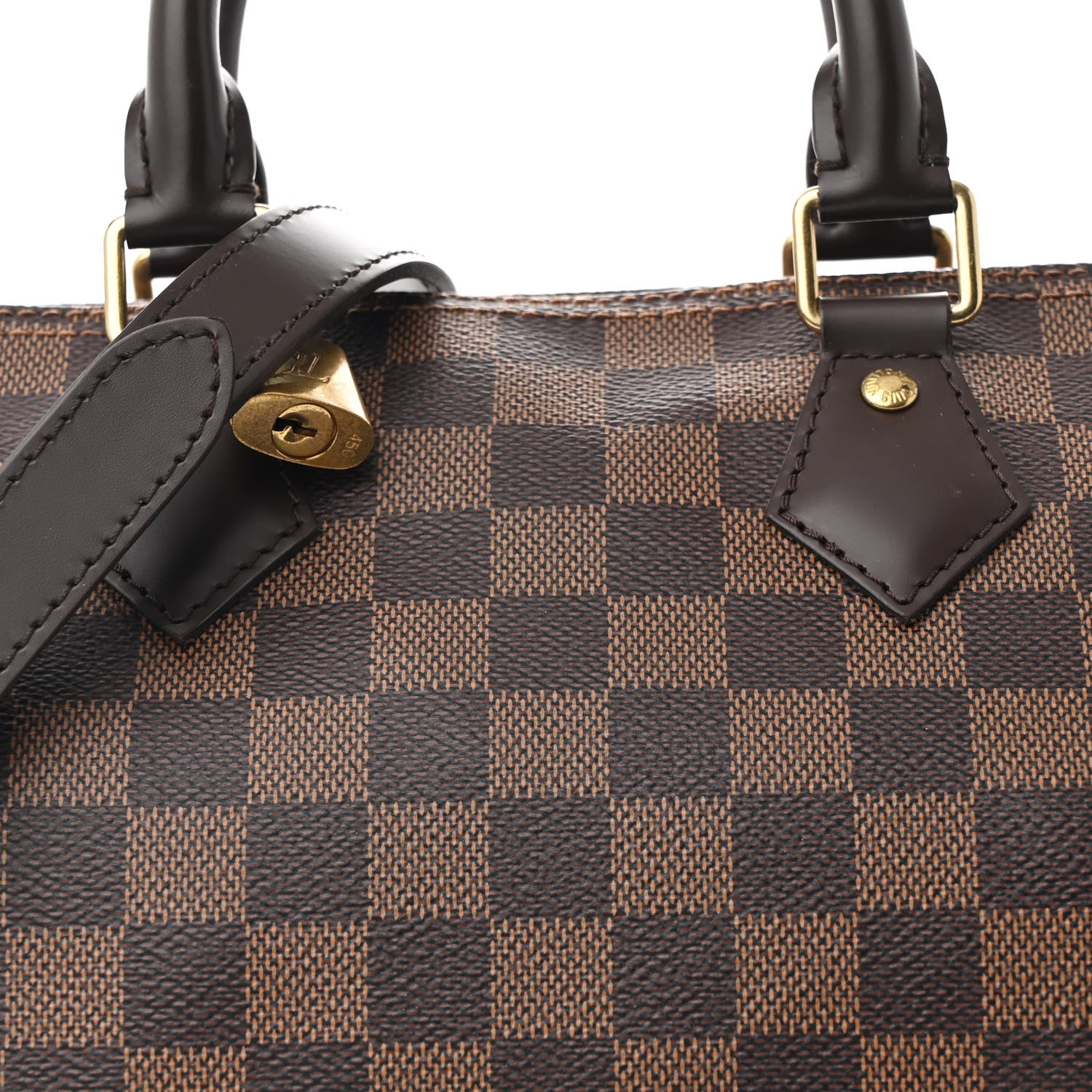 Louis Vuitton Damier Ebene Speedy Bandouliere 25 8 of 10