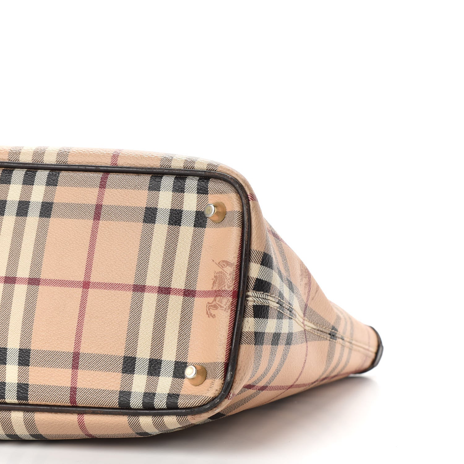 Burberry Haymarket Check Medium Regent Tote Chocolate 6 of 11