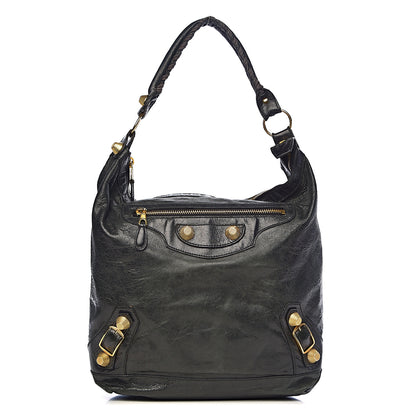 Balenciaga Chevre Giant 21 Gold Hardware Day Hobo Black 1 of 12