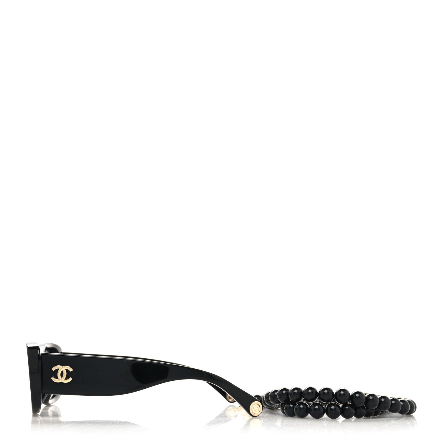 Chanel Acetate Rectangle Sunglasses 5488 Black 3 of 8