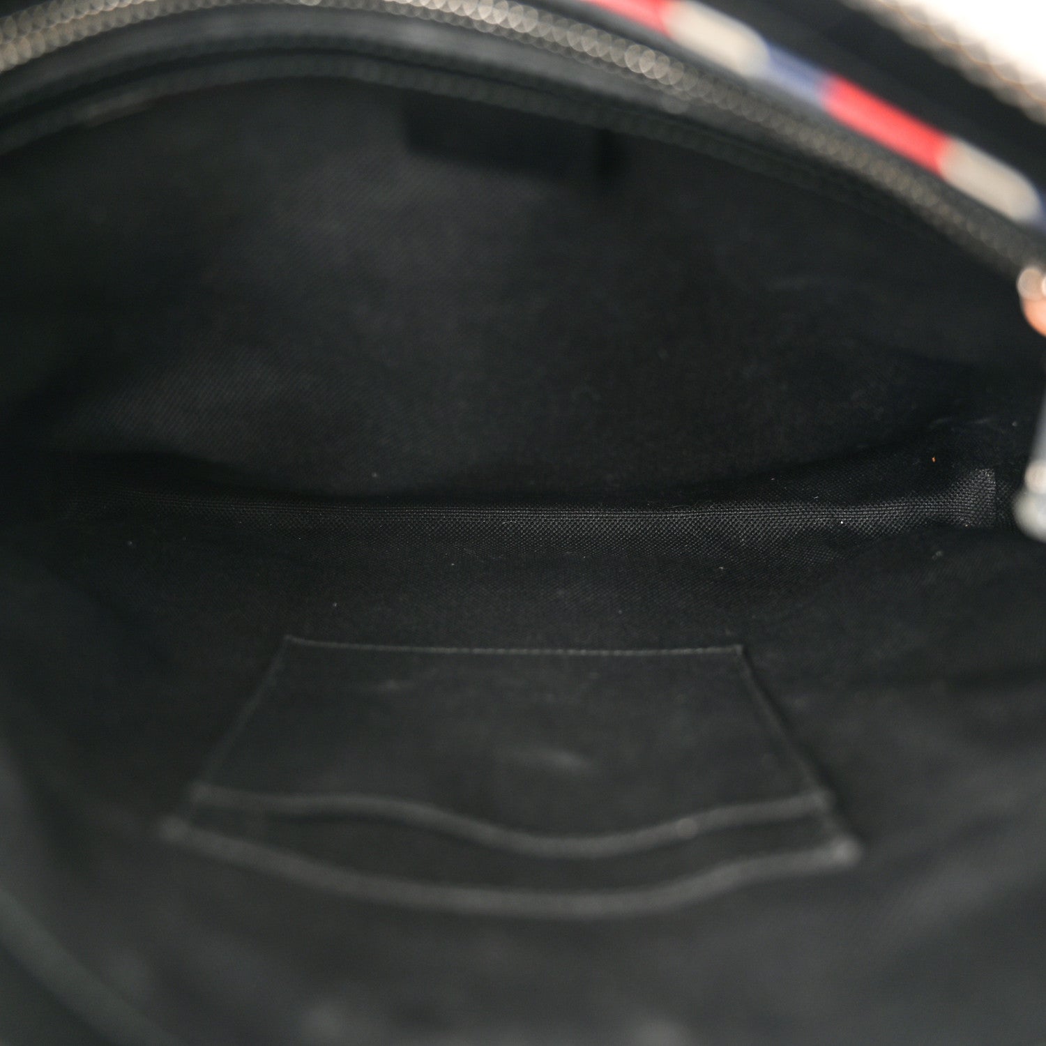 Gucci GG Supreme Monogram Night Courrier Flat Messenger Bag Black Multicolor 5 of 13