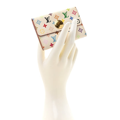 Louis Vuitton Monogram Multicolor Business Card Holder White 2 of 10
