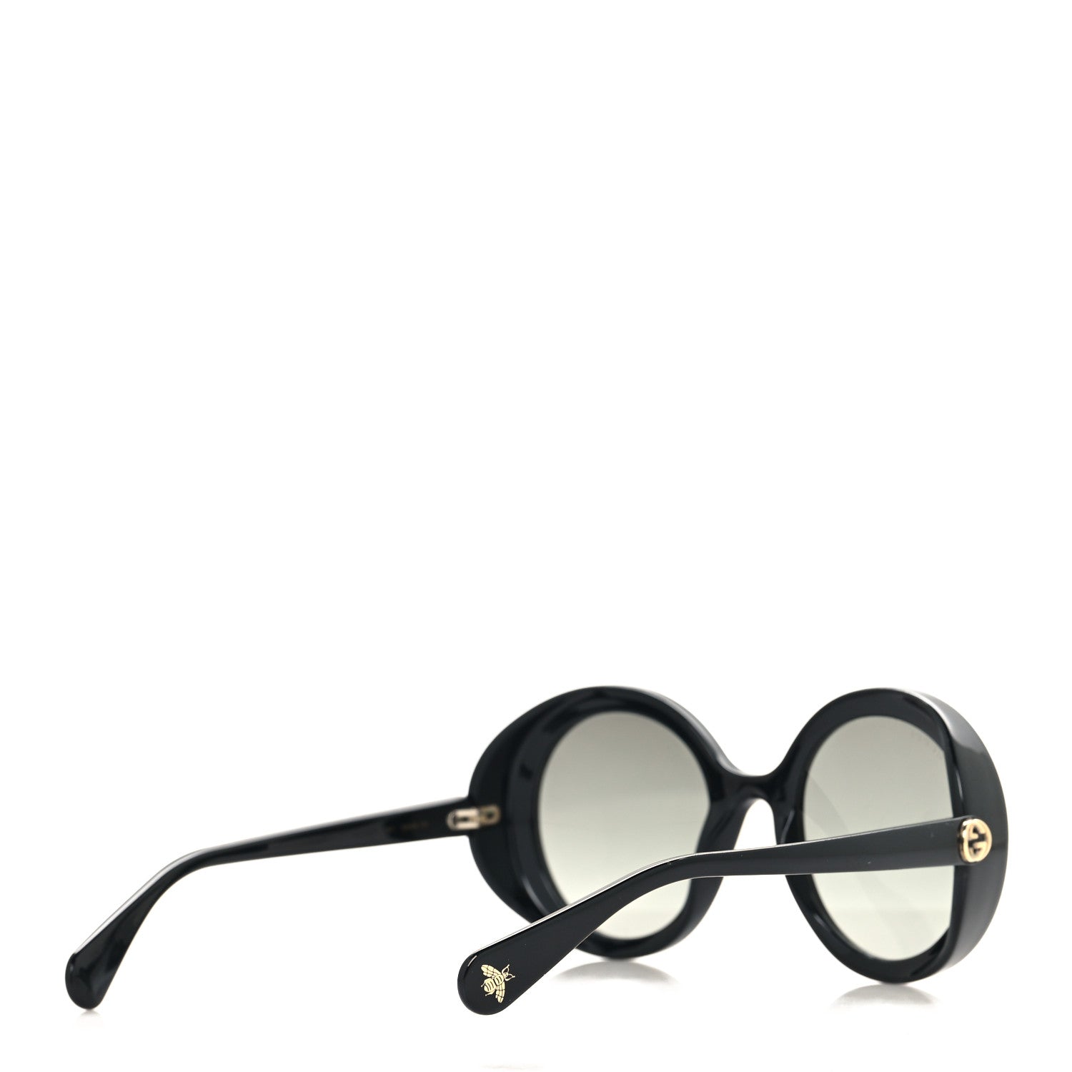 Gucci Acetate Round GG Sunglasses GG0367S Black 4 of 7