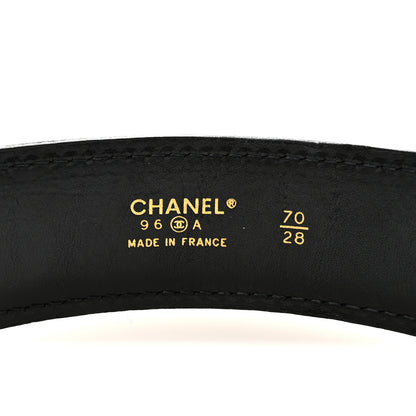Chanel Lambskin CC Belt 70 28 Black 5 of 6