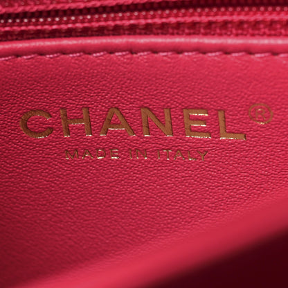 Chanel Lambskin Quilted Small Trendy CC Flap Dual Handle Bag Dark Pink 7 of 11