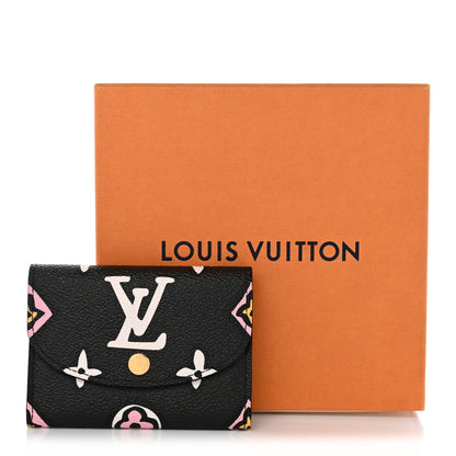Louis Vuitton Monogram Giant Wild At Heart Rosalie Coin Purse Black 7 of 7