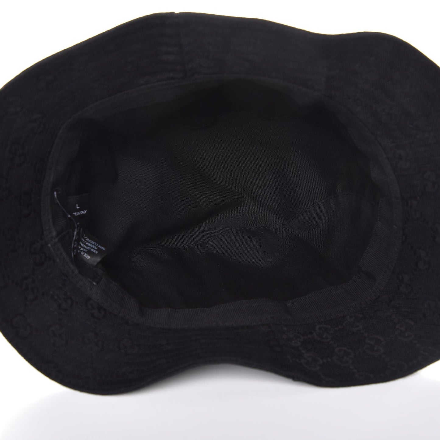 Monogram Web Bucket Hat Black L