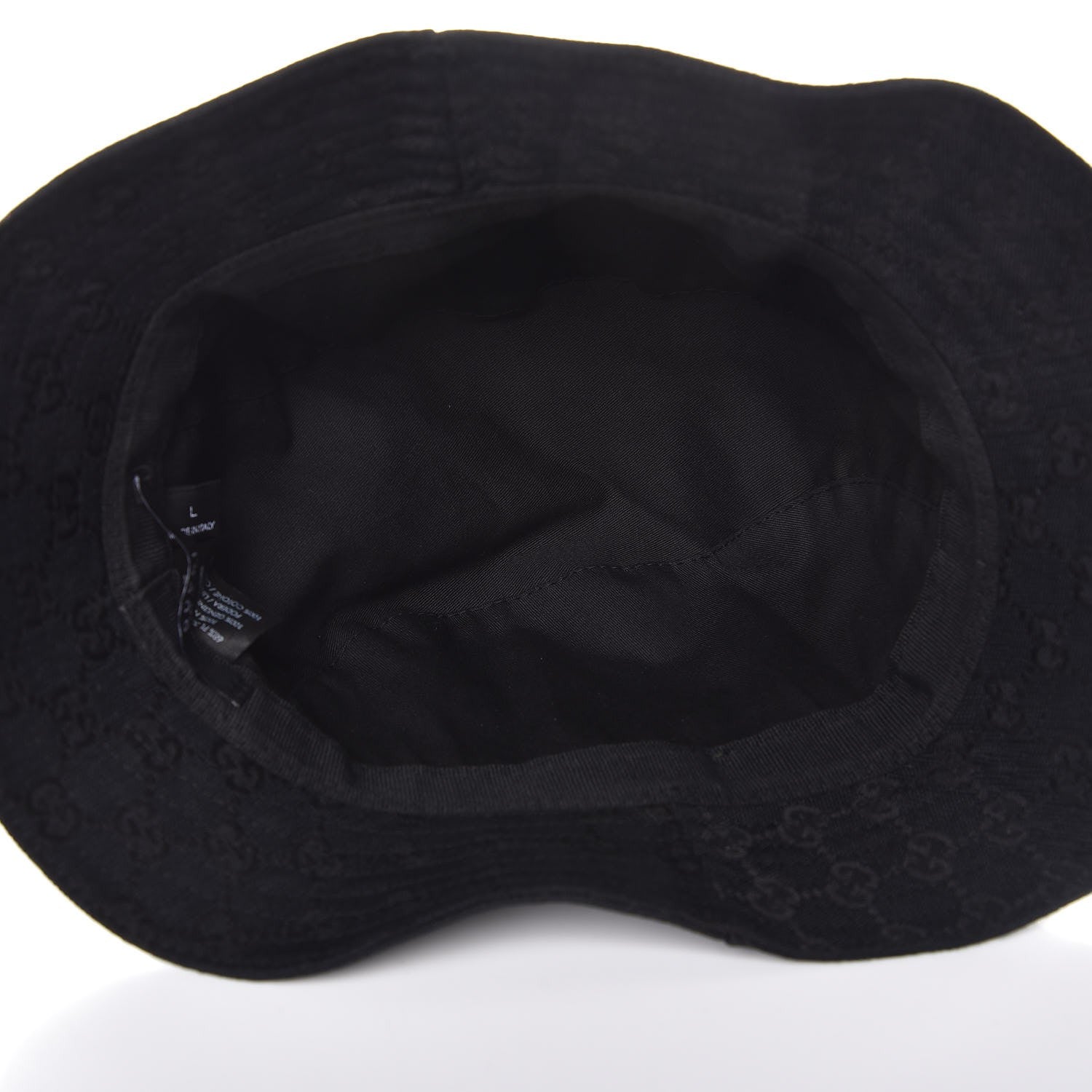 Gucci Monogram Web Bucket Hat Black L 4 of 5
